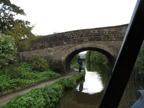 Ian under an old bridge