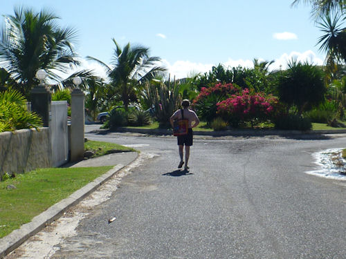 Charlie strolling to the market