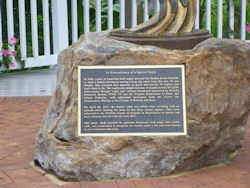 eagle sculpture plaque