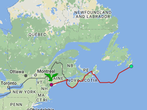 Leif's journey from Newfoundland